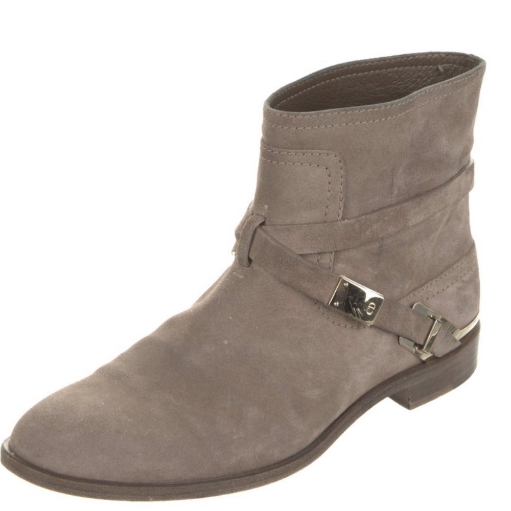 Christian Dior suede taupe beige ankle boots